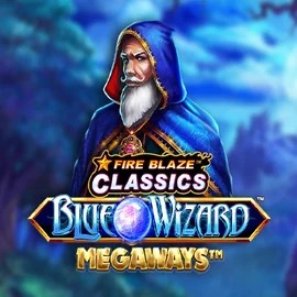 Enjoy Fire Blaze Blue Wizard Megaways by Rarestone Gaming – logo hosted on lizaroaplikacja.com
