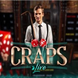 Live Craps slot logo by Evolution at Lizaro Casino